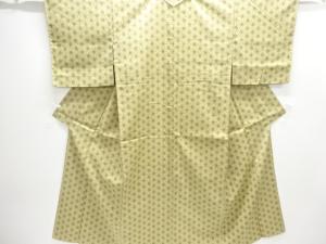 麻の葉模様織出し西陣お召し着物